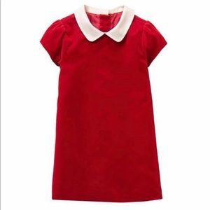 Janie and Jack red velvet dress